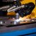 Industrial cnc plasma cutting machine with sparks